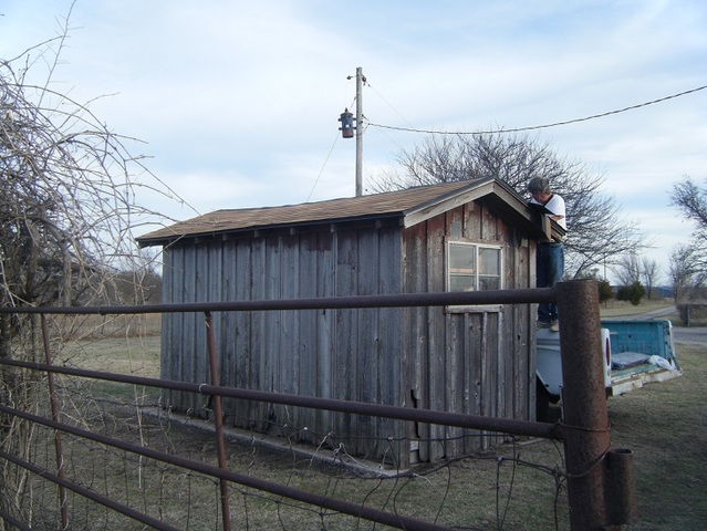 finished-well-house-roof-next-home-built-items-my-old-machine