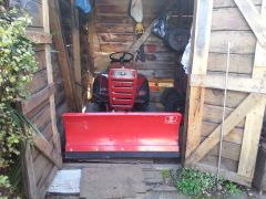 image wheel horse snow blade