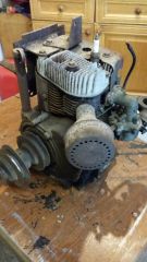 S8d on the bench getting it running.