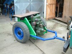 Scarp heap saw bench.